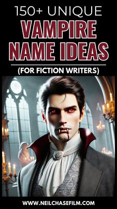 the vampire name ideas for fiction writer