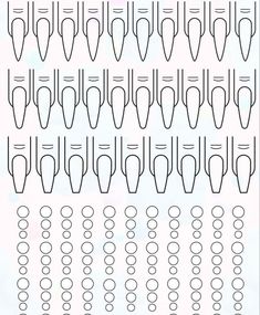 Practice Nail Art Sheet, Practice Nail Sheet, Nail Template Coffin, Acrylic Practice Sheet, Nail Stencils Templates