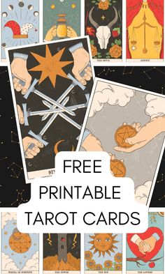 the free printable tarot cards for kids