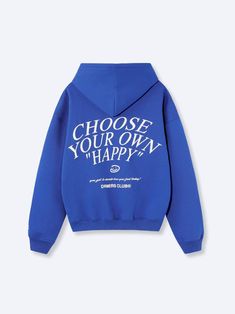 PERSPECTIVE HOODIE   COBALT BLUE Easy 30 day return policy Castleton Green, Expectations Of Others, Sweatshirt Ideas, Breaking Free, Soft Boy, Being Happy, Boy Aesthetic, Club Shirts, Blue Hoodie