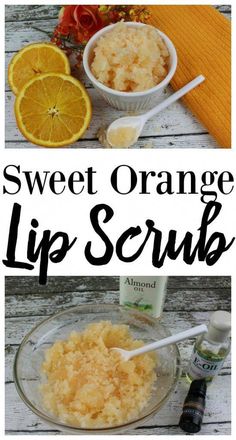 This Orange Exfoliating Scrub is a sugar scrub orange or orange facial scrub or orange hand scrub - Mandarin scented exfoliator Homemade Lip Scrub, Orange Recipe, Diy Sugar Scrub, Diy Sugar Scrub Recipe, Lip Scrub Recipe, Exfoliating Lip Scrub, Lip Scrub Homemade, Homemade Moisturizer, Lip Scrub Diy