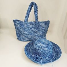 Ur beautiful, straw handbag is a fashionable asset that adds stylish glow to any outfit. ☘️ This tote bag for woman is suitable for work, event  and  bridesmaid gifts bag...(bridesmaid tote bag) ☘️ This oversized straw Bag is made with the fashionista in mind. Take this crochet market bag with you to the beach, pool, or around town. Fits everything and more and folds down flat perfectly into a suitcase for traveling. ♥ Raffia is a modern, natural and environmentally friendly material. The Raffia Blue Jute Bags For Summer, Casual Blue Straw Beach Bag, Blue Jute Straw Bag For Summer, Blue Straw Shopping Bag, Blue Straw Crochet Tote Bag, Blue Large Capacity Straw Beach Bag, Large Capacity Blue Straw Bag For Beach, Blue Bucket Straw Bag For Summer, Womens Straw Hats