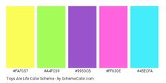 the color chart for different types of paints and their corresponding colors are shown in this image