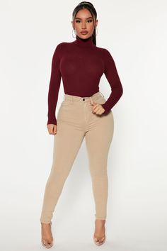 Available In Multiple Colors Pullover Sweater Turtleneck Long Sleeve 80% Rayon 20% Polyester Imported | Tara Turtle Neck Sweater in Burgundy size 3X by Fashion Nova Burgundy Turtleneck Outfits, Janet Guzman Fashion Nova, Turtle Neck Outfit Women, Turtle Neck Sweaters, Turtle Neck Fits, Burgundy Turtleneck, Turtleneck Outfits, Chocolate Fashion, Turtleneck Outfit