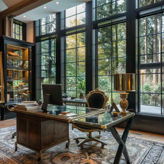 65 Home Offices Merging Byzantine Opulence with Maximalist Flair Gorgeous Interiors, Workspace Inspiration, Spanish House