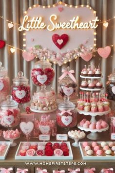 a table topped with lots of candy and candies