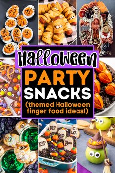 Easy Halloween Party Foods – Elevate your Halloween gatherings with these spooktacular Halloween snacks, appetizers and desserts. These are the absolute best Halloween finger foods to share with your friends and family. Best easy Halloween party foods for a frightfully-good party! Halloween party food ideas, cheap Halloween food, quick Halloween snacks, quick Halloween appetizers, Halloween appetizer recipes, easy Halloween appetizers, kid friendly Halloween foods, Halloween party snacks. Quick Halloween Snacks Parties Food, Halloween Football Party Food, Teenage Halloween Party Ideas Food, Camping Halloween Food, Halloween Snack Tray Ideas, Halloween Party Ideas Family Friendly, Witches Food Ideas, Easy Halloween Themed Food For Party, Kids Halloween Party Ideas Activities