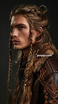 Effortlessly Cool: Trendy Long Hairstyles for Men Nordic Hairstyles, Very Long Hairstyles, Braids Long Hair, Long Hair Men Style, Trendy Long Hairstyles, Long Hairstyles For Men, Man Buns, Hair Men Style, Surfer Hair