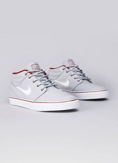 Nike Skateboarding Stefan Janoski Mids...so perfect for summer Nike Skateboarding, Nike Sb Stefan Janoski, Team Red, Sneakers Men Fashion, Shoes Outlet