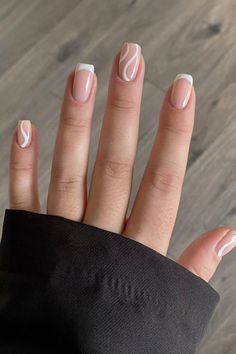 Subtle Nails, Colorful Nails, Simple Gel Nails, Work Nails, French Tip Acrylic Nails, Casual Nails, Classy Acrylic Nails, Soft Nails, Acrylic Nails Coffin Short