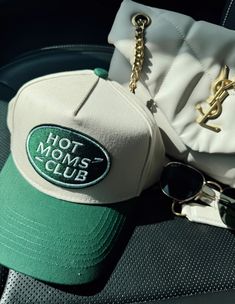 hot moms club this vintage trucker on our green cap is for alllll my mamas ships immediately unless on preorder adjustable snapback closure