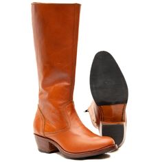 There's nothing like a real pair of Mimi Cowgirl Boots. The way they smell when you first get them, the smooth patina the worn leather shines, and best of all how only your foot fits in what seems to be the perfect fitting boot. Shaft Height: 13.20 in. Heel Height: 2.00 in. Vegetable-tanned Oiled Leather Boots With Round Toe, Rugged Snip Toe Riding Boots, Moto Boots With Reinforced Heel And Almond Toe, Wide Calf Square Toe Boots With Leather Lining, Almond Toe Moto Boots With Reinforced Heel, Wide Calf Leather Lined Square Toe Boots, Wide Calf Leather-lined Boots With Square Toe, Leather Sole Moto Boots With Round Toe, Fall Heeled Boots With Reinforced Heel And Plain Toe