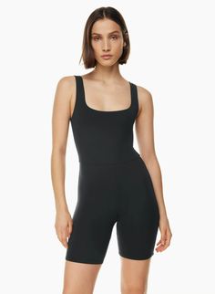 CONTOUR SQUARENECK ROMPER | Aritzia Scoop Neck Bodysuit For Summer Loungewear, Summer Scoop Neck Loungewear Bodysuit, Summer Scoop Neck Bodysuit For Loungewear, Aritzia Romper, Aritzia Bodysuit, Aritzia Contour, Vibrant Style, Big Goals, Flare Top