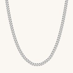 Create the ultimate look with our Men's Silver Cuban Link Necklace. Featuring a sleek design, this stunning chain will add effortless style to any outfit. Made from hypoallergenic stainless steel and hand-crafted, this exquisite necklace is a sophisticated piece to add to your collection. ✔Hypoallergenic ✔Quality Guaranteed ✔Water Resistant ✔ Lifetime Warranty Against Rust And Tarnishing MATERIAL: stainless steel LENGTH: 20 inch COLOR: silver Silver Stainless Steel Cuban Link Necklace With Box Chain, Silver Cuban Link Necklace In Stainless Steel, Silver Stainless Steel Cuban Link Chain Necklace, Mens Silver Chain Necklace Thick, Silver Cuban Chain, Cuban Chain Necklace, Cuban Link Necklace, Mens Silver Chain Necklace Jewelry1000.com, Cuban Chain