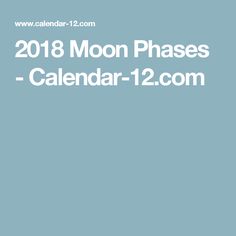 the moon phases calendar is shown in blue and has an arrow pointing up to it