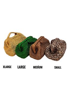 ✨Metallic leather raffia woven clutch handbag knitted with first quality metallic yarn. ✨Crochet luxury evenin bag has satin lined.Satin lining colors are carefully selected to be the exact same color as closest to the color of the bag. You can contact me for different lining color selections and personalize your bag.  Metallic raffia clutch bag dimensions  -Small size : 23 cm x 16 cm ( 9,06 inc x 6,2 inc ) -Medium size : 27 cm x 17 cm ( 10,63 inc x 6.7 inc) -Large size : 30 cm x 18cm  cm ( 11.8 Rectangular Straw Bag With Woven Leather For Evening, Evening Rectangular Straw Bag With Woven Leather, Evening Rectangular Straw Bag With Braided Handles, Rectangular Crochet Bag For Evening With Woven Design, Handheld Crochet Bag For Evening, Rectangular Woven Crochet Bag For Evening, Woven Rectangular Crochet Bag For Evening, Natural Woven Crochet Bag For Evening, Natural Woven Crochet Evening Bag