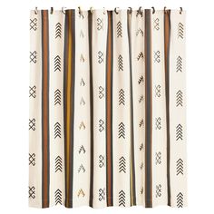 Toluca Canvas Western Shower Curtain Branding Symbols, Southwest Shower Curtain, Cattle Branding, Western Shower Curtain, Western Bathroom Decor, Cattle Brands, Chevron Arrows, Western Rustic, Brand Symbols