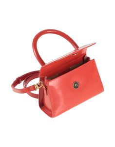 small, leather, no appliqués, solid color, unlined, magnetic fastening, bag handle, detachable shoulder strap, daytime, contains non-textile parts of animal origin , Color: Orange , Size: -- Handbags Online, Bag Handle, Color Orange, Shoulder Strap, Women Handbags, Textiles, Solid Color, Handbags, Orange