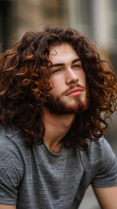 "Check out curly hairstyles that are perfect for runners. See how these styles can keep you looking great while running. Save this pin for running hair ideas! #CurlyHair #Runners Mens Long Hair Curly, Men’s Long Curly Hair, Hairstyles For Runners, Running Hair, Male Curly Hairstyles, Mens Short Curly Hairstyles, Ginger Hair Men, Running Hairstyles, Different Face Shapes