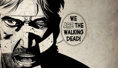 an iphone screen with the text we are the walking dead on it