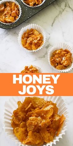 honey joys is an easy dessert that's ready to be eaten in the oven