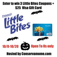 the little bites gift card is on sale for $ 25