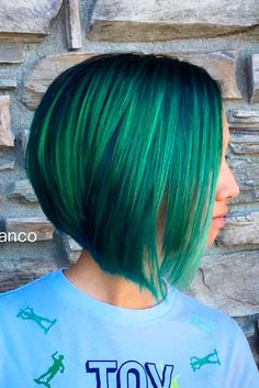 Green Ombre Hair, Green Hair Ombre, Short Green Hair, Follow Your Instincts, Ombre Hair Ideas, Hair Melt, Long Ombre Hair, Dark Green Hair, Wild Hair Color