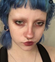 Drawn On Brows, No Brows Look, No Eyebrows Makeup Look Alt, Shaved Off Eyebrows, Shaved Eyebrow Look, Eyebrowless Makeup, Shaved Eyebrows Makeup, No Eyebrow Makeup, Alt Eyebrows