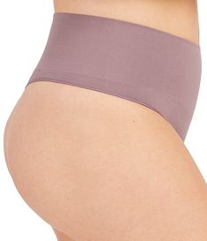 Spanx Seamless Shaping Thong | Dillard's Seamless Second-skin No-show Shapewear, Supportive Seamless Shapewear, Seamless Micro-elastic No-show Shapewear, Seamless High Stretch No-show Hosiery, Dillard's, Clothing Accessories, Latest Trends