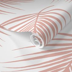 a pink and white wallpaper with an abstract design on it's surface,