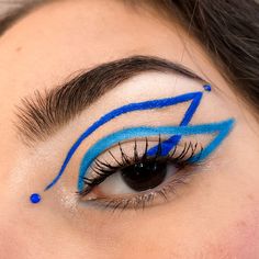 Fun Eyeliner Looks, Colorful Eyeliner Looks, Eye Makeup Designs