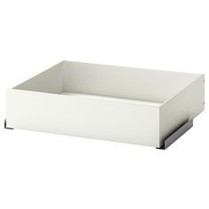 an empty white box with black handles