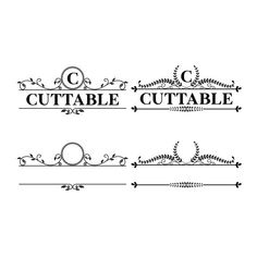 two cuttables with the word cuttable and an arrow