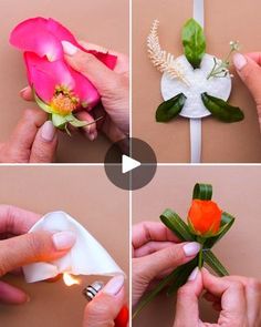 how to make a flower out of toilet paper and glue it onto something else for decoration