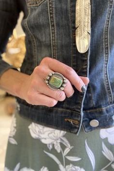 Michael and Rosita Calladitto Vintage Style Turquoise Ring (Size 9.25) – Silver Eagle Gallery Naples Rope Twists, Western Rings, Navajo Turquoise Jewelry, Vintage Turquoise Ring, Leather Belt Buckle, Silver Turquoise Jewelry, Western Accessories, Silver Eagle, Rope Twist