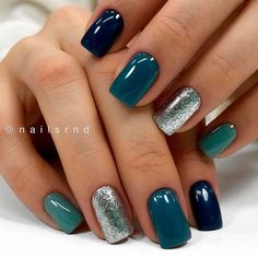 Fall Gel Nails, Glitter Gel Nails, Smink Inspiration, Cute Gel Nails, Dipped Nails, Accent Nails, Chic Nails, Fancy Nails, Short Acrylic Nails