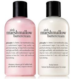 Marshmallow Buttercream, Pink Marshmallows, Pink Food Coloring, Marshmallow Creme, Bath And Body Care, Birthday Wishlist, Body Skin Care Routine, Virtual Closet, Christmas Wishlist