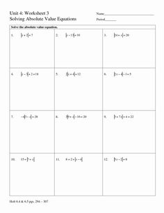 worksheet showing the functions for solves and graphing in slope intercept form