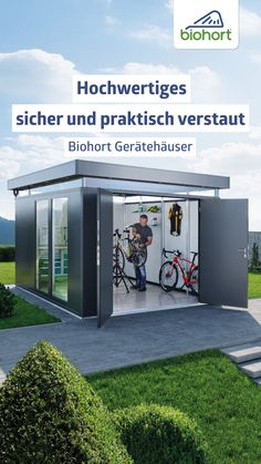 an advertisement for a bike shop in germany