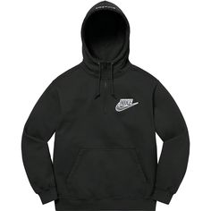 Supreme Nike Half Zip Hooded Sweatshirt Black Snake Logo size M  New with tags Supreme Sweatshirt, Supreme X Nike, Nike Half Zip, Black Sportswear, Supreme Nike, Streetwear Sweater, Half Zip Hoodie, Nike Models, Mens Fashion Casual Outfits