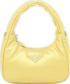 Nappa Leather, Prada, Yellow, Leather