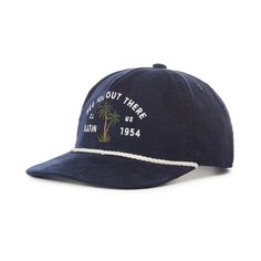 Katin 20. HATS_GLOVES_SCARVES - HATS Bermuda Hat NAVY NAVY O S 5 Panel Hat, Panel Hat, End Of Season Sale, Embroidery Details, White Vintage, Crown, Navy, Embroidery, Lifestyle