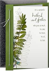 a greeting card with an image of a plant and the words, for a wonderful daughter