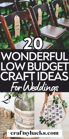 the top 20 wonderful low budget craft ideas for wedding guests to use in their own home