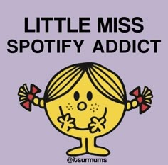 a little miss spotty adict with the words'little miss spotty adict '