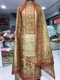 Digital Saree, Monoprint Art, Suit Dupatta, Dress Kurti, Kurti Styles, Daisy Shah, Fancy Suit, Latest Kurti