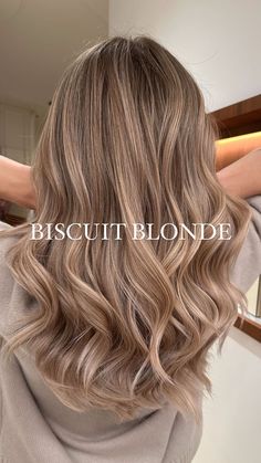 Biscuit Blonde, Blonde Light Brown Hair, Blender Tips, Air Touch, Sandy Blonde Hair, Beige Blonde Hair, Blonde Hair Goals, Beige Highlights, Perfect Blonde Hair