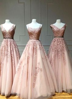 Pageant Dresses For Women, Dusty Pink Prom Dress, Prom Dress Pink, Lace Long Prom Dress, Prom Dresses Long Lace, Pink Evening Dress, Pink Prom, Cute Prom Dresses