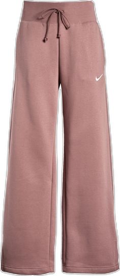 Wide Leg Sweatpants, Split Hem, Nike Sportswear, Phoenix, Split, High Waist, Wide Leg, Sweatpants, Nordstrom