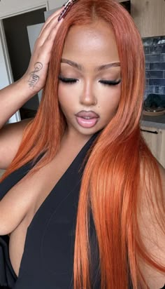 Best Haircuts For Women, Twa Hairstyles, Birthday Hair, Best Haircuts, Orange Hair, Haircuts For Women, Face Card, Ginger Hair